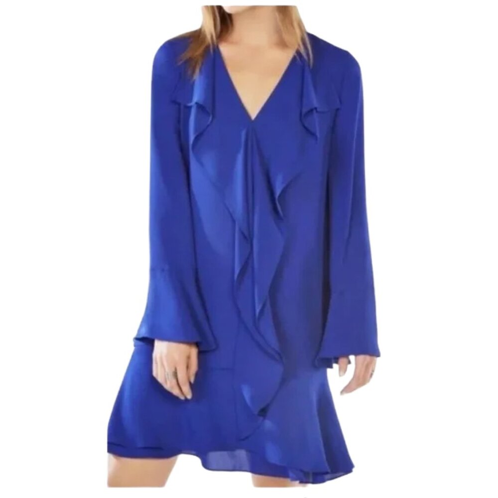 BCBGMaxAzria Vibrant Blue Flowy Dress